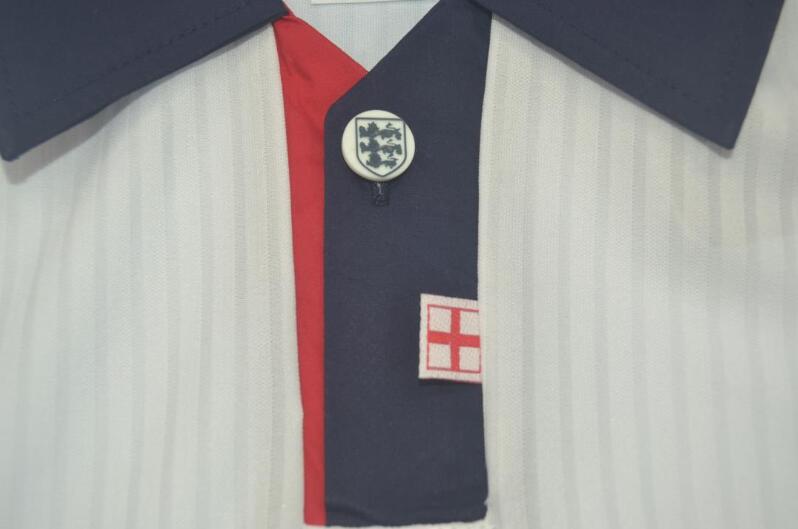 England Soccer Jersey Home Retro Replica 1998