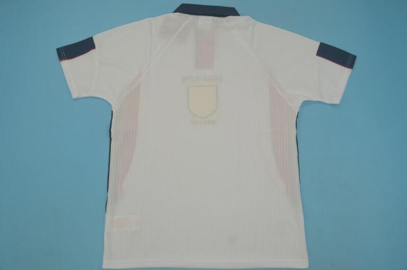 England Soccer Jersey Home Retro Replica 1998