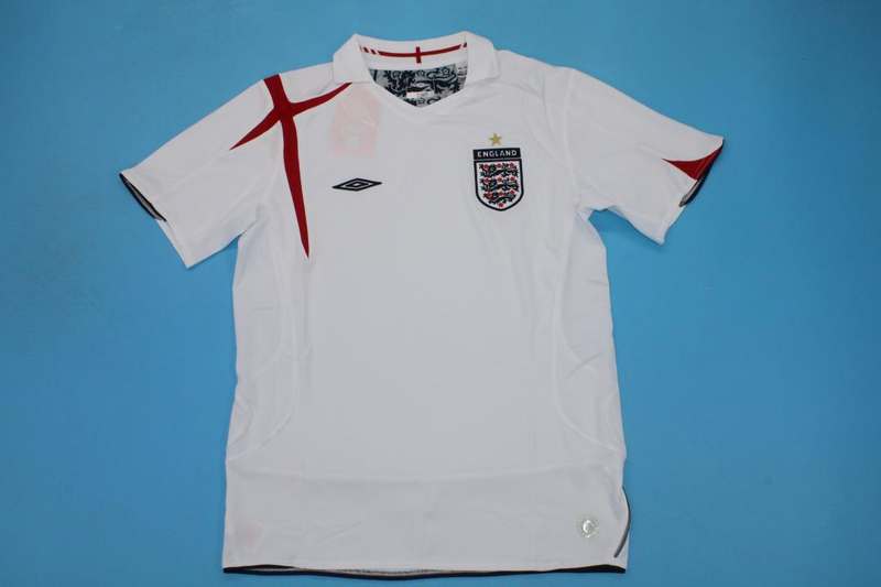 England Soccer Jersey Home Retro Replica 2006