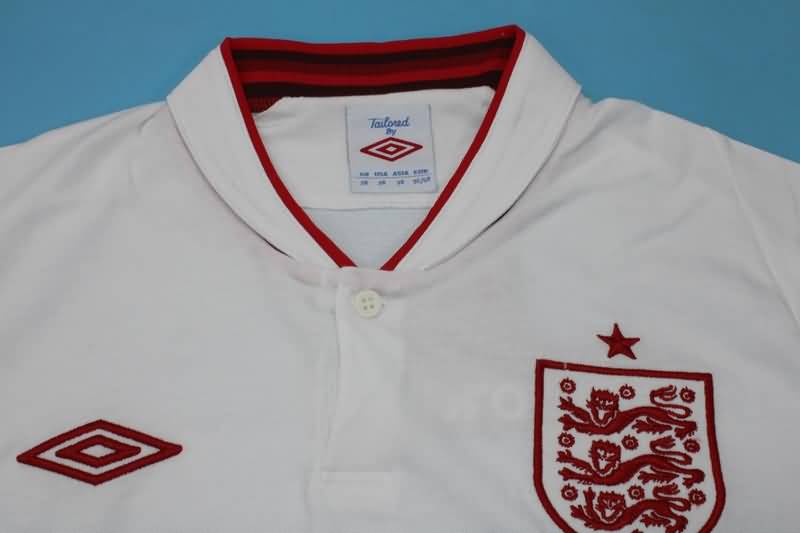 England Soccer Jersey Home Retro Replica 2012