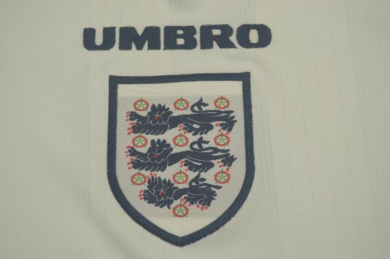 England Soccer Jersey Home Retro Replica 1995/97