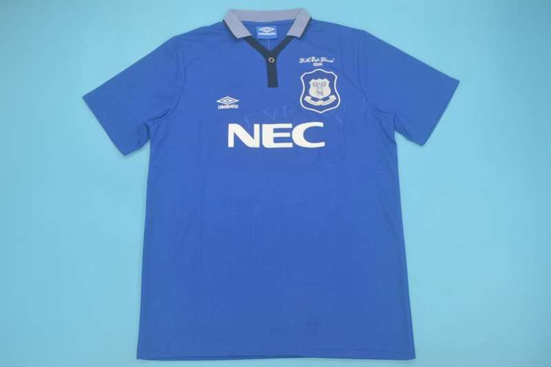 Everton Soccer Jersey FA Final Retro Replica 1995