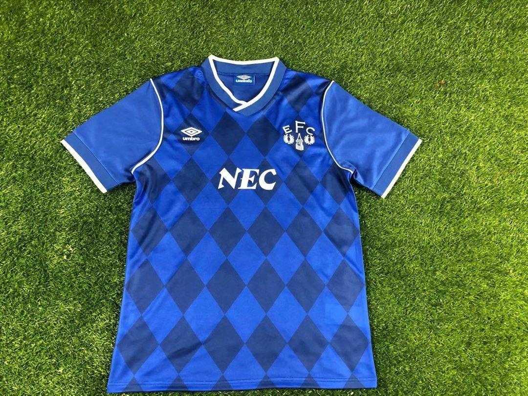 Everton Soccer Jersey Home Retro Replica 1986/87