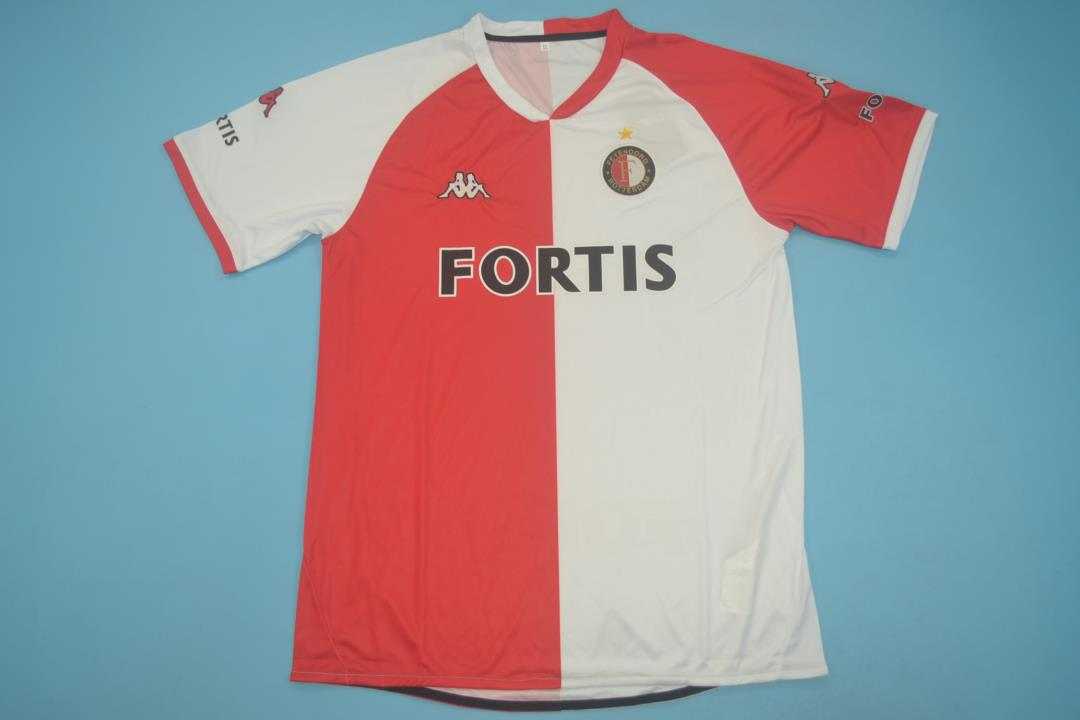 Feyenoord Soccer Jersey Home Retro Replica 2008