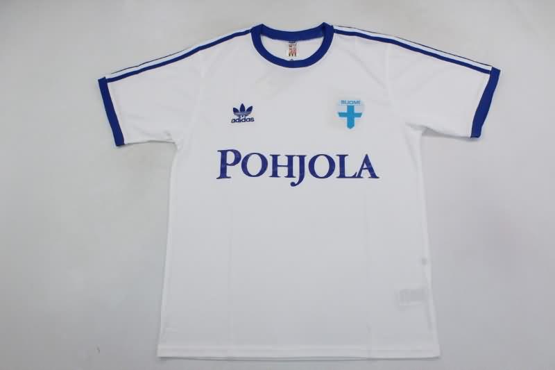 Finland Soccer Jersey Home Retro Replica 1982