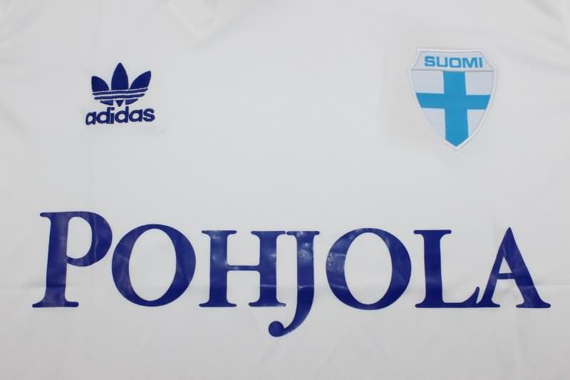 Finland Soccer Jersey Home Retro Replica 1982