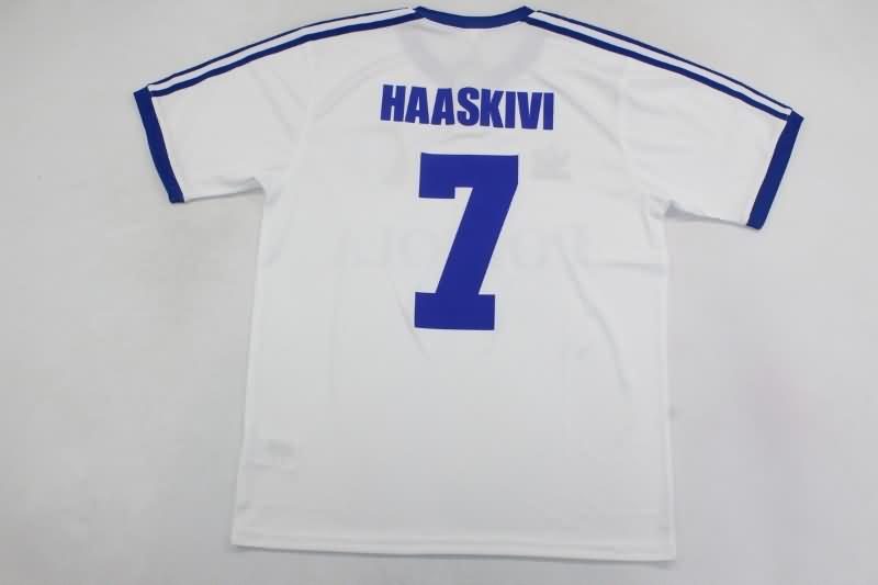 Finland Soccer Jersey Home Retro Replica 1982