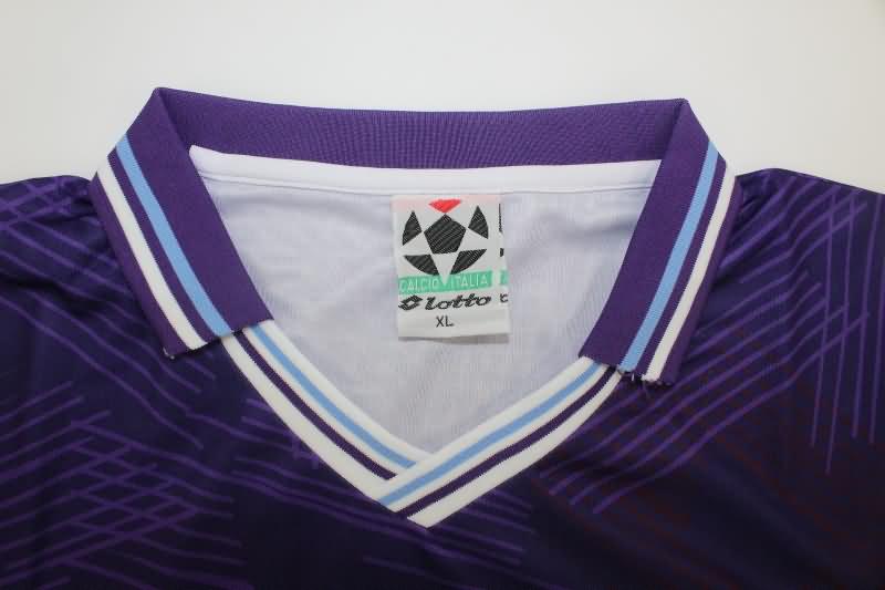 Fiorentina Soccer Jersey Home Long Sleeve Retro Replica 1992/93