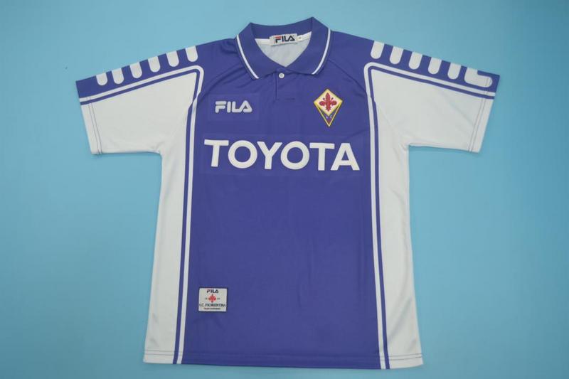 Fiorentina Soccer Jersey Home Retro Replica 1999/00