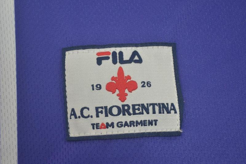 Fiorentina Soccer Jersey Home Retro Replica 1999/00