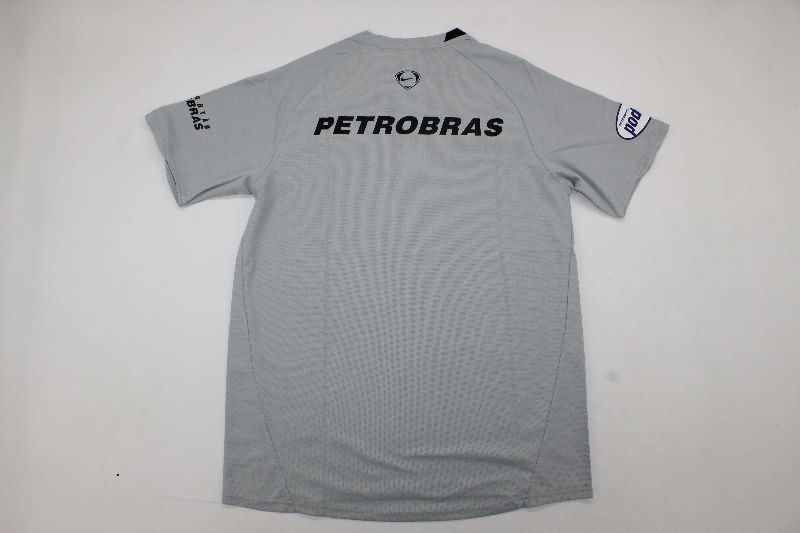 Flamengo Soccer Jersey Goalkeeper Grey Retro Replica 2008