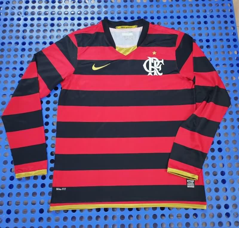 Flamengo Soccer Jersey Home Retro Long Sleeve Replica 2008