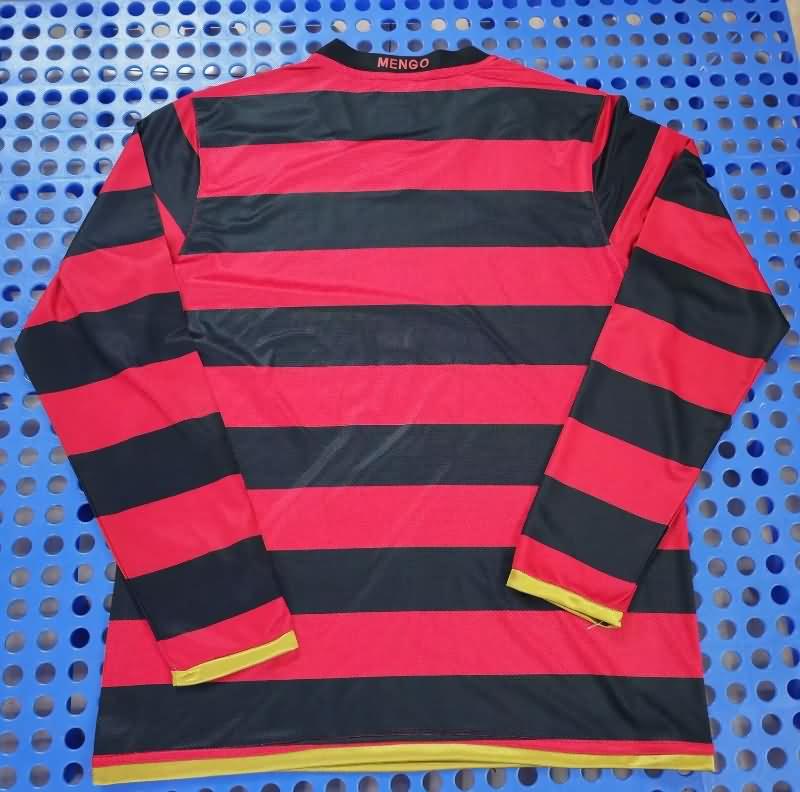 Flamengo Soccer Jersey Home Retro Long Sleeve Replica 2008