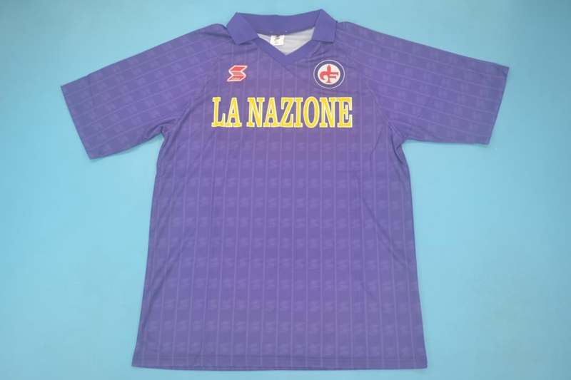 Fiorentina Soccer Jersey Home Retro Replica 1989/90