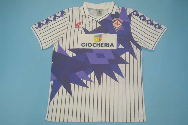 Fiorentina Soccer Jersey Away Retro Replica 1991/92
