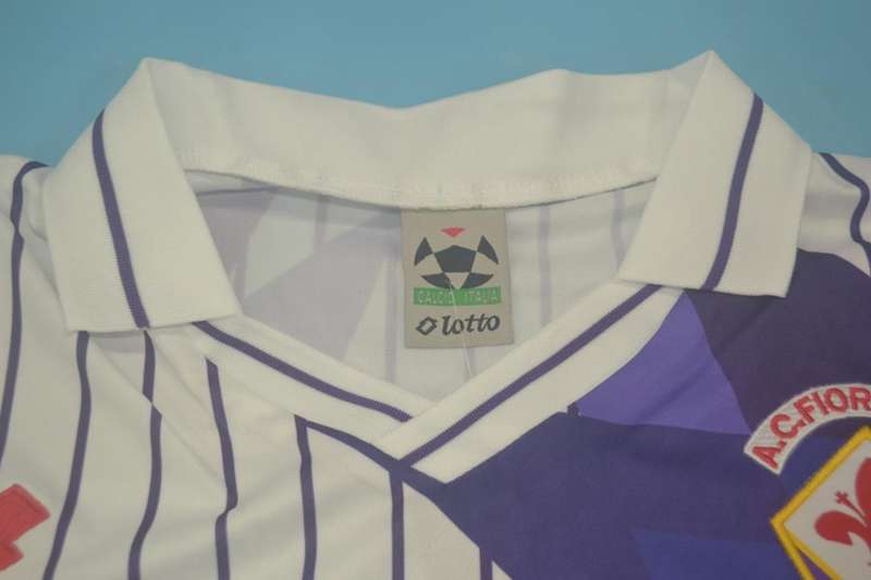 Fiorentina Soccer Jersey Away Retro Replica 1991/92