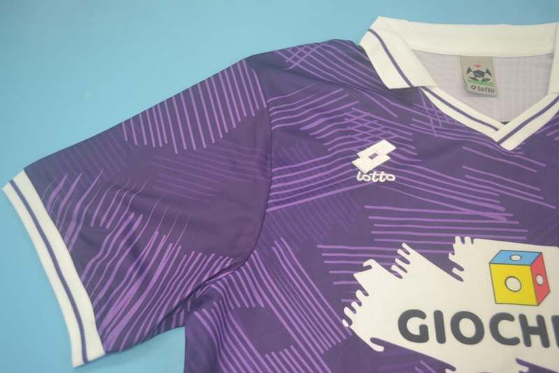 Fiorentina Soccer Jersey Home Retro Replica 1991/92