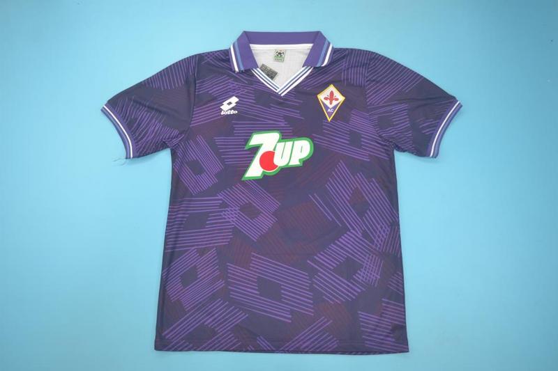 Fiorentina Soccer Jersey Home Retro Replica 1992/93