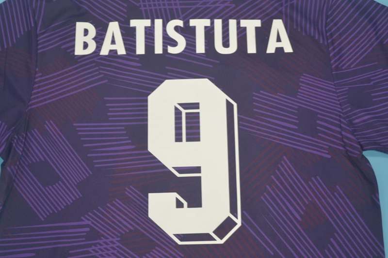 Fiorentina Soccer Jersey Home Retro Replica 1992/93