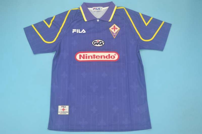 Fiorentina Soccer Jersey Home Retro Replica 1997/98