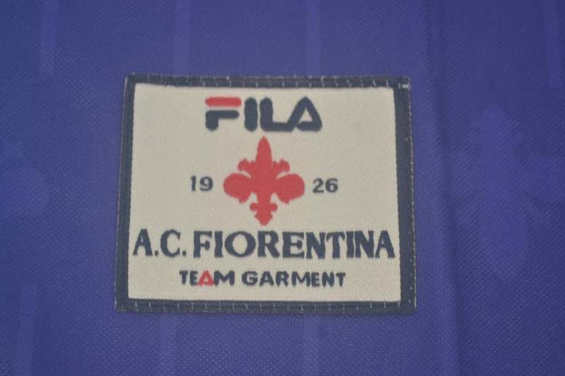 Fiorentina Soccer Jersey Home Retro Replica 1997/98