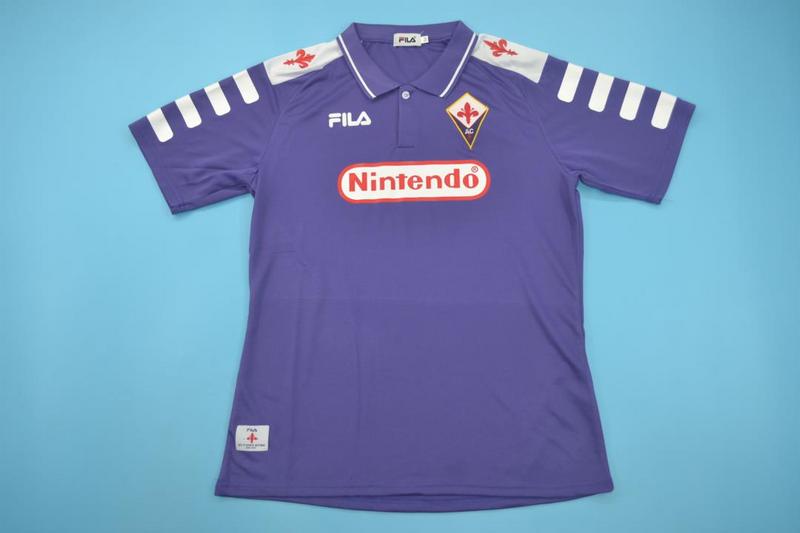 Fiorentina Soccer Jersey Home Retro Replica 1998/99