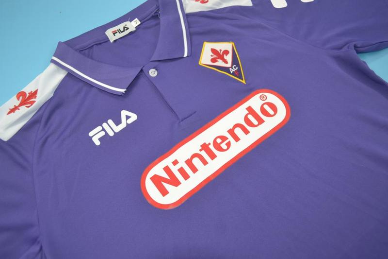 Fiorentina Soccer Jersey Home Retro Replica 1998/99
