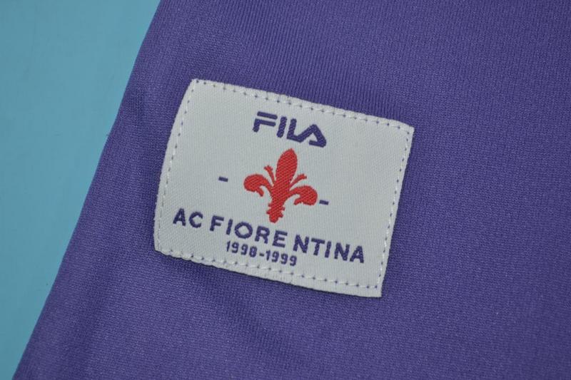 Fiorentina Soccer Jersey Home Retro Replica 1998/99