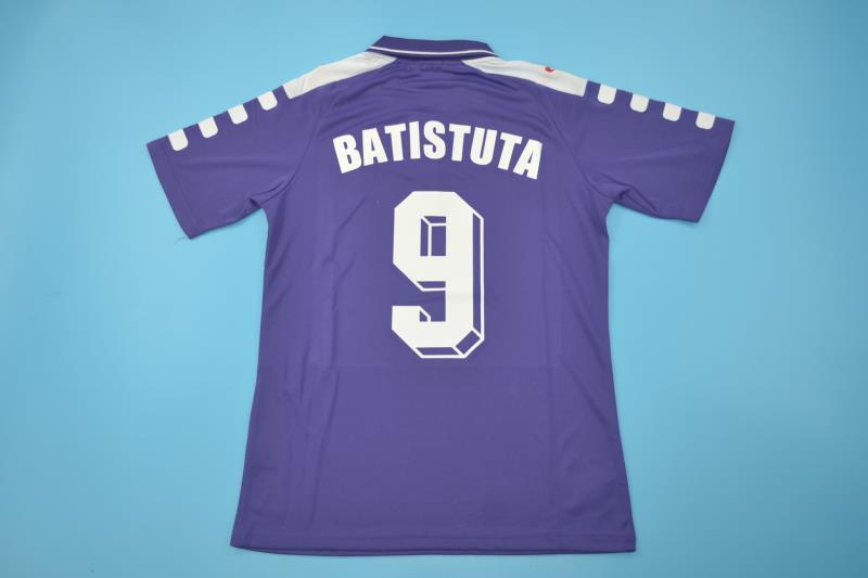 Fiorentina Soccer Jersey Home Retro Replica 1998/99