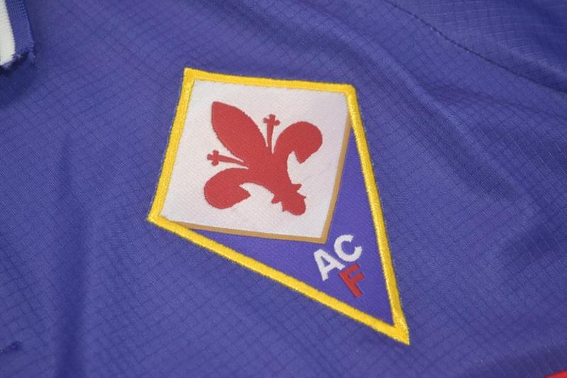 Fiorentina Soccer Jersey Home Long Retro Replica 1998/99