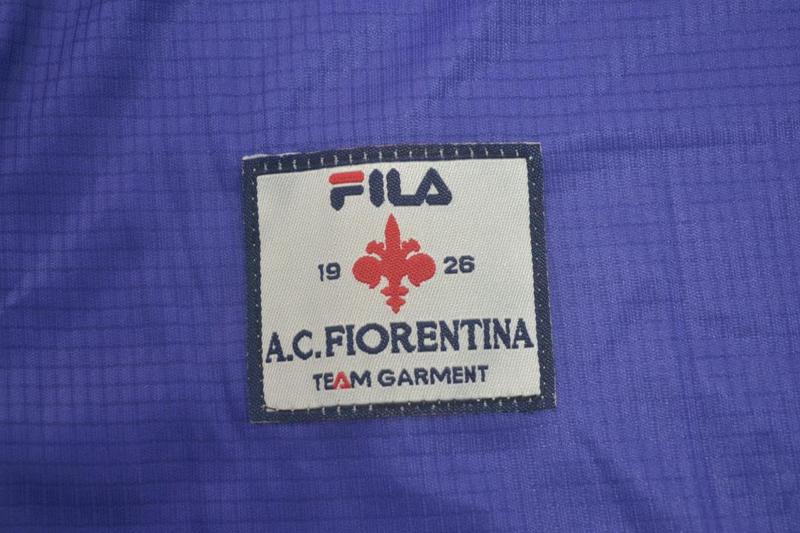 Fiorentina Soccer Jersey Home Long Retro Replica 1998/99