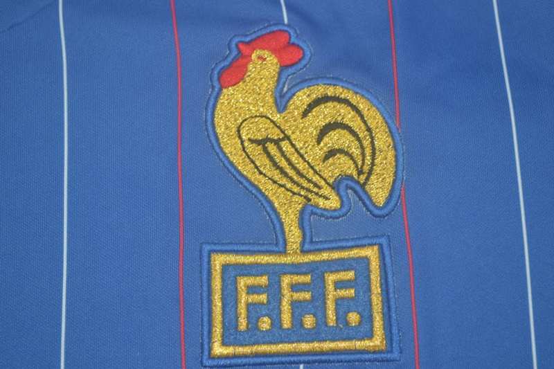 France Soccer Jersey Home Retro Replica 1982