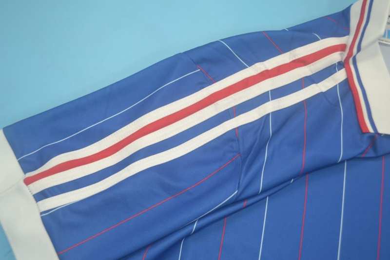 France Soccer Jersey Home Retro Replica 1982