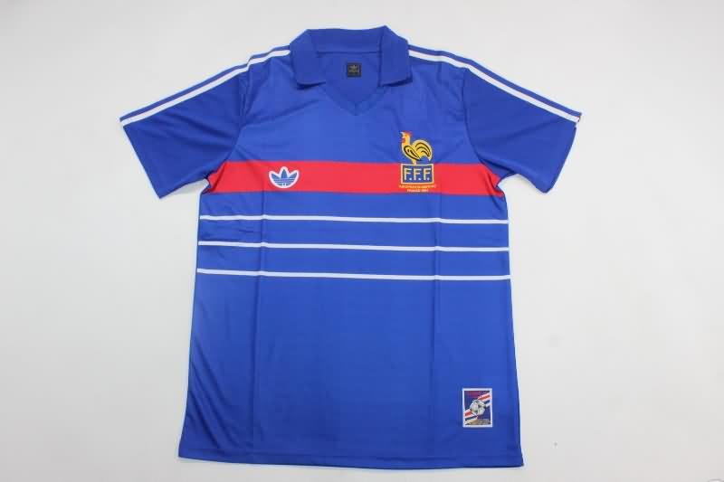 France Soccer Jersey Home Retro Replica 1984