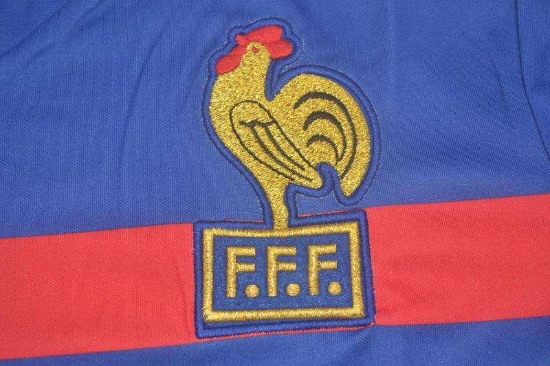 France Soccer Jersey Home Retro Replica 1984