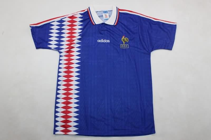 France Soccer Jersey Home Retro Replica 1994