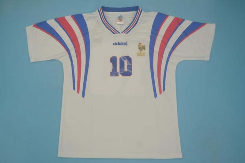 France Soccer Jersey Away Retro Replica 1996