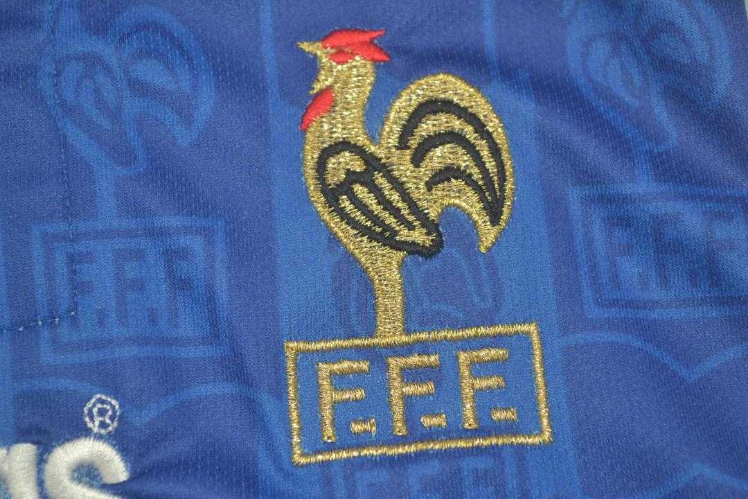 France Soccer Jersey Home Retro Replica 1996