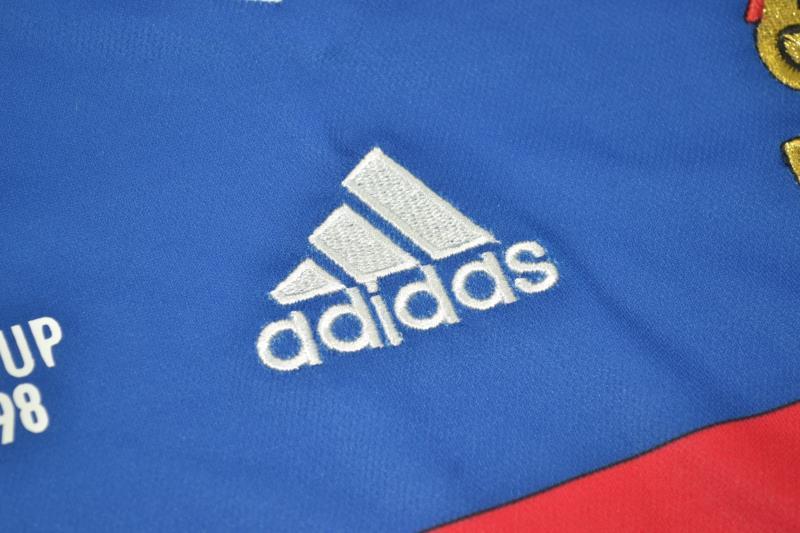 France Soccer Jersey Home Retro Replica 1998