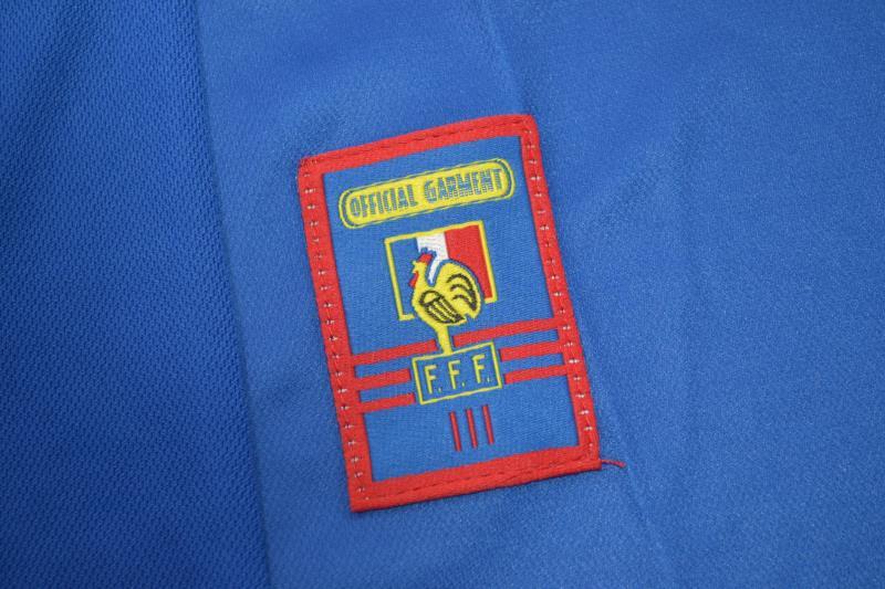 France Soccer Jersey Home Retro Replica 1998