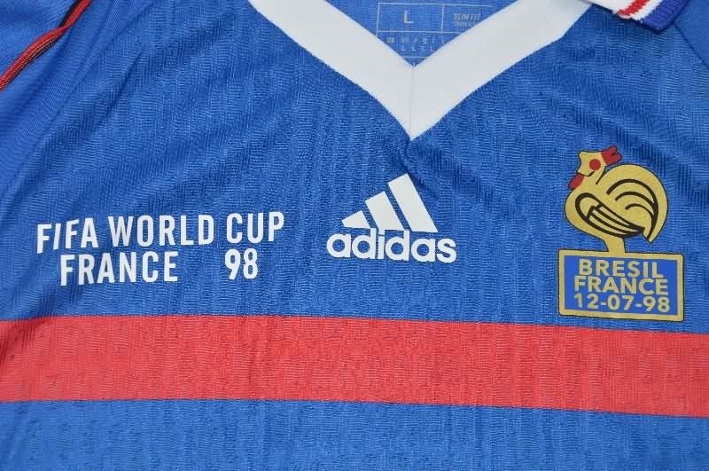 AAA Quality France 1998 Home Retro Soccer Jersey (Player)