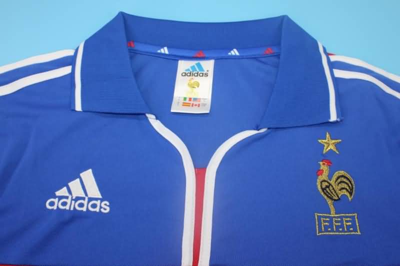 France Soccer Jersey Home Retro Replica 2000