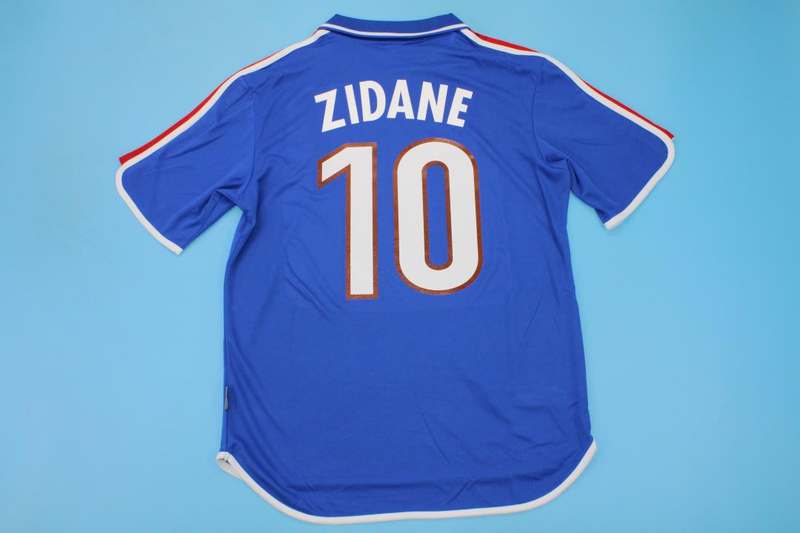 France Soccer Jersey Home Retro Replica 2000