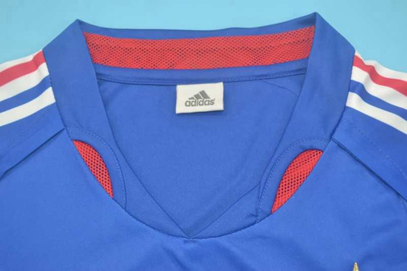 France Soccer Jersey Home Retro Replica 2004