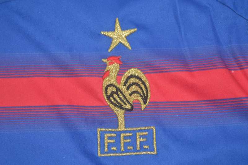 France Soccer Jersey Home Retro Replica 2004