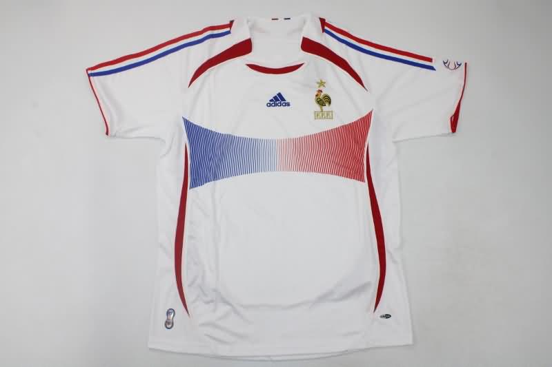 France Soccer Jersey Away Retro Replica 2006