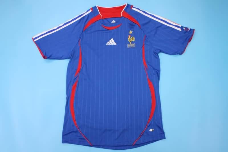 France Soccer Jersey Home Retro Replica 2006