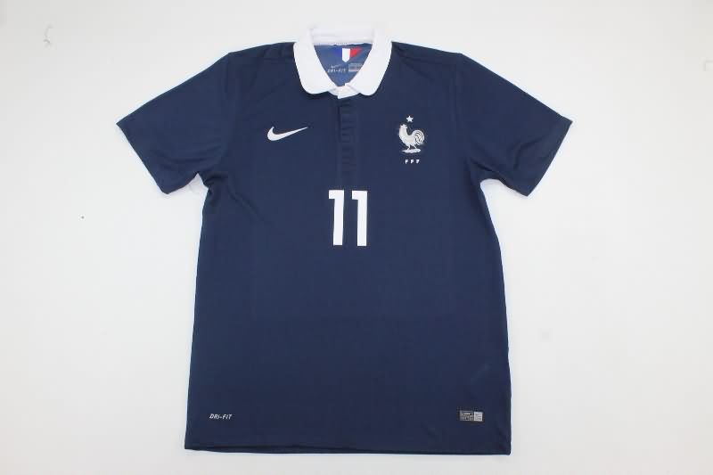 France Soccer Jersey Home Retro Replica 2014