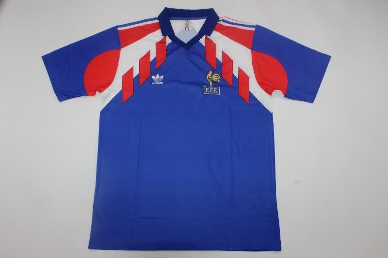 France Soccer Jersey Home Retro Replica 1990/92