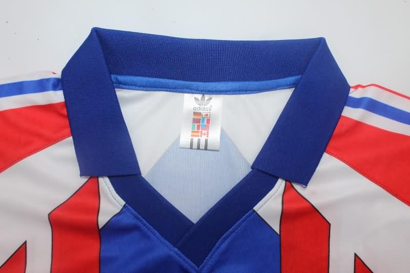 France Soccer Jersey Home Retro Replica 1990/92